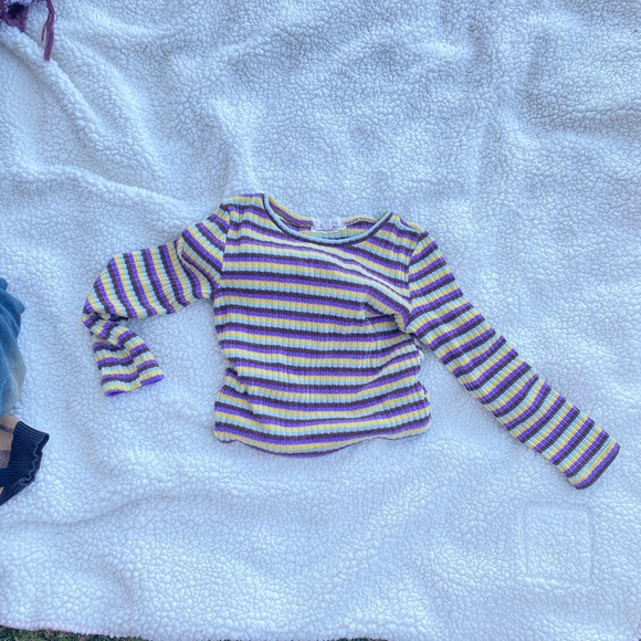 Striped Ribbed Sweater - Picture 4 of 4